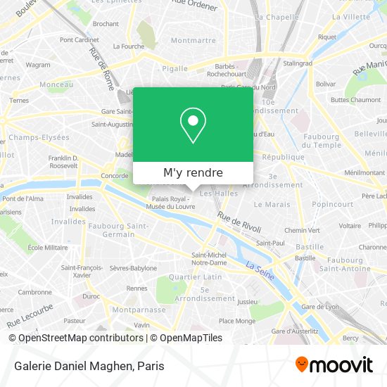 Galerie Daniel Maghen plan
