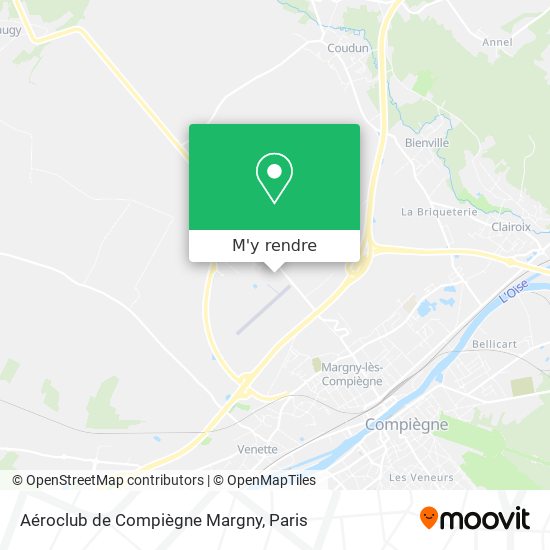 Aéroclub de Compiègne Margny plan