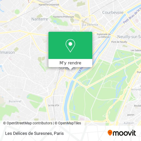 Les Délices de Suresnes plan