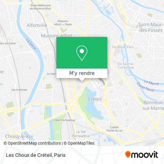 Les Choux de Créteil plan