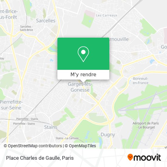 Place Charles de Gaulle plan