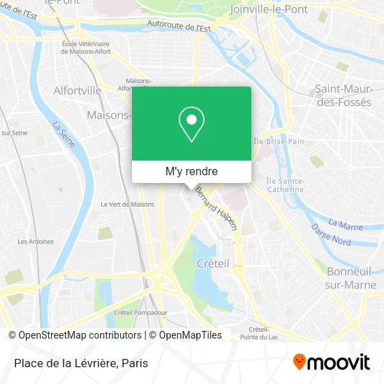 Place de la Lévrière plan