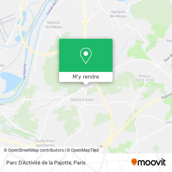 Parc D'Activité de la Pajotte plan