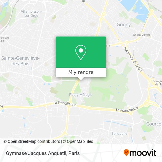 Gymnase Jacques Anquetil plan