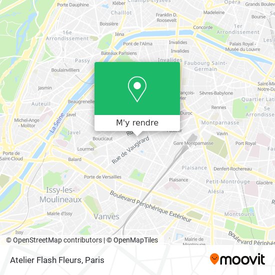 Atelier Flash Fleurs plan