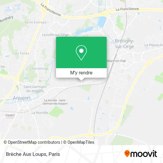 Brèche Aux Loups plan