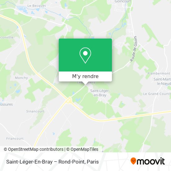 Saint-Léger-En-Bray – Rond-Point plan