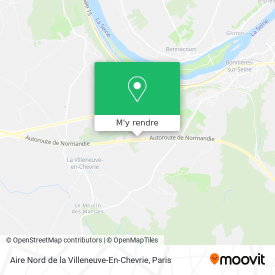 Aire Nord de la Villeneuve-En-Chevrie plan