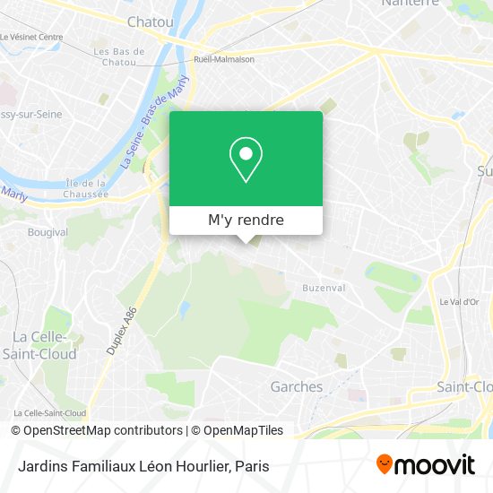 Jardins Familiaux Léon Hourlier plan