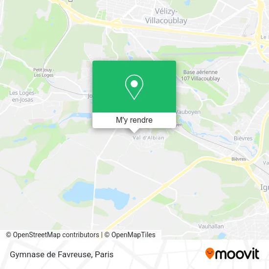 Gymnase de Favreuse plan