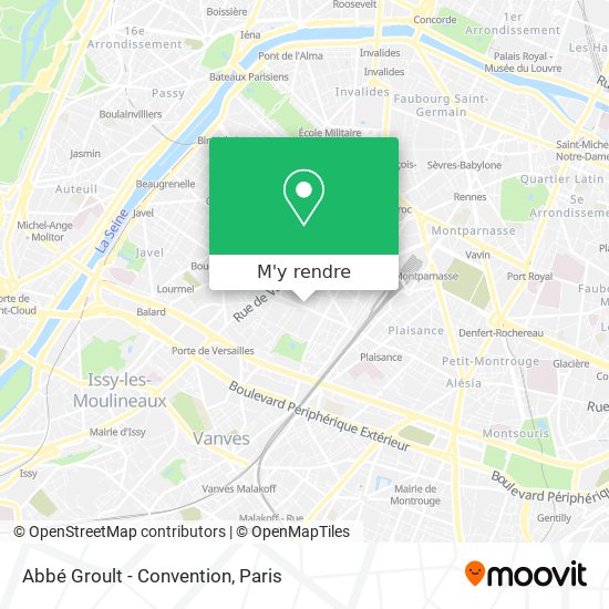 Abbé Groult - Convention plan