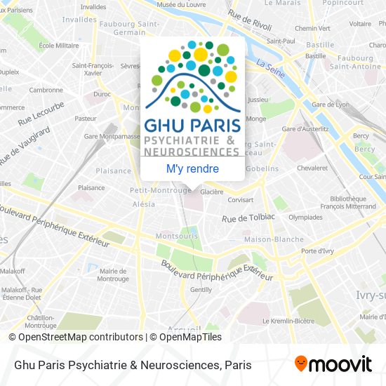 Ghu Paris Psychiatrie & Neurosciences plan
