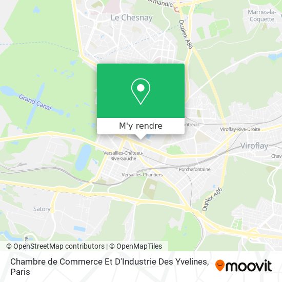Chambre de Commerce Et D'Industrie Des Yvelines plan