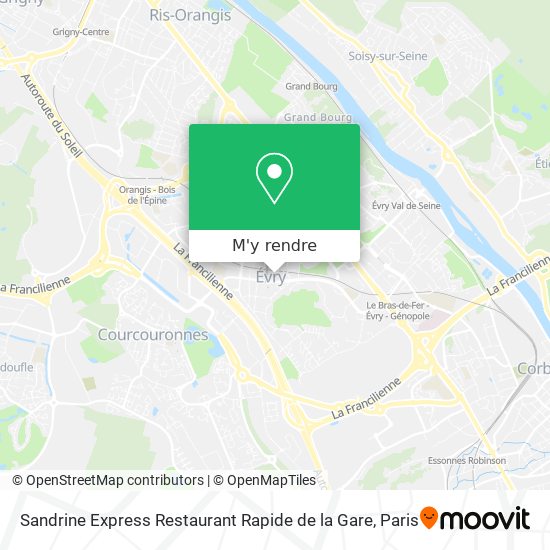 Sandrine Express Restaurant Rapide de la Gare plan