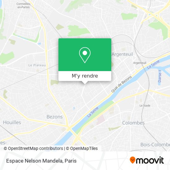 Espace Nelson Mandela plan