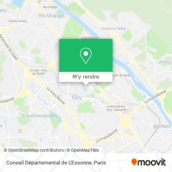Conseil Départemental de L'Essonne plan