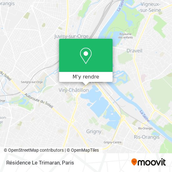 Résidence Le Trimaran plan