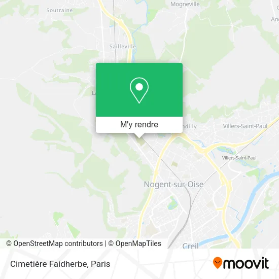 Cimetière Faidherbe plan