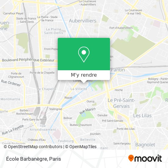 École Barbanègre plan