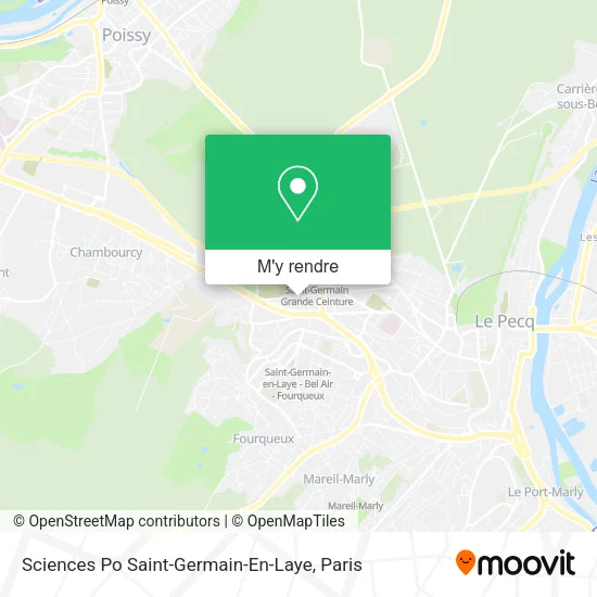Sciences Po Saint-Germain-En-Laye plan