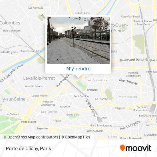 Porte de Clichy plan