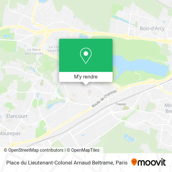 Place du Lieutenant-Colonel Arnaud Beltrame plan