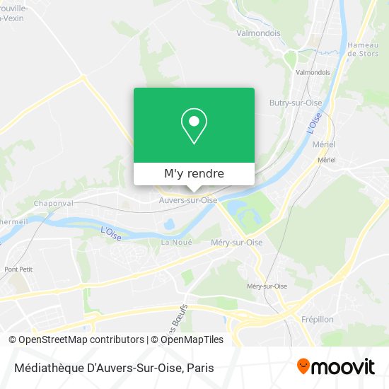 Médiathèque D'Auvers-Sur-Oise plan