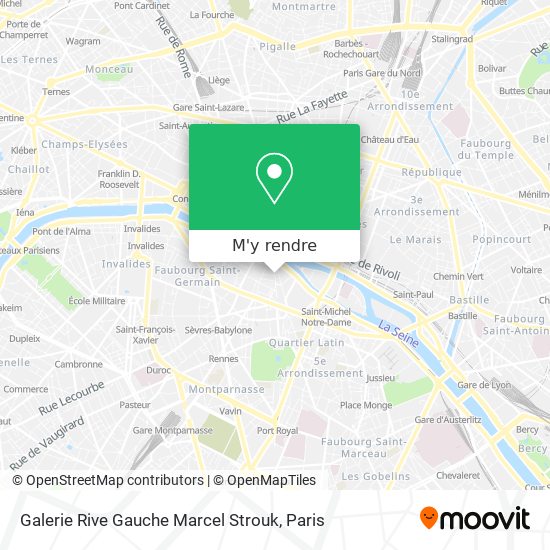 Galerie Rive Gauche Marcel Strouk plan