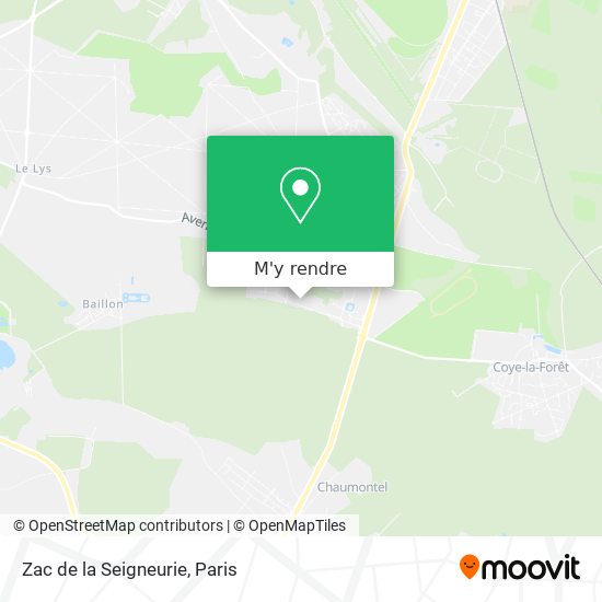 Zac de la Seigneurie plan