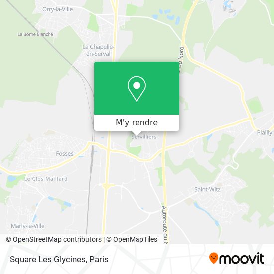 Square Les Glycines plan