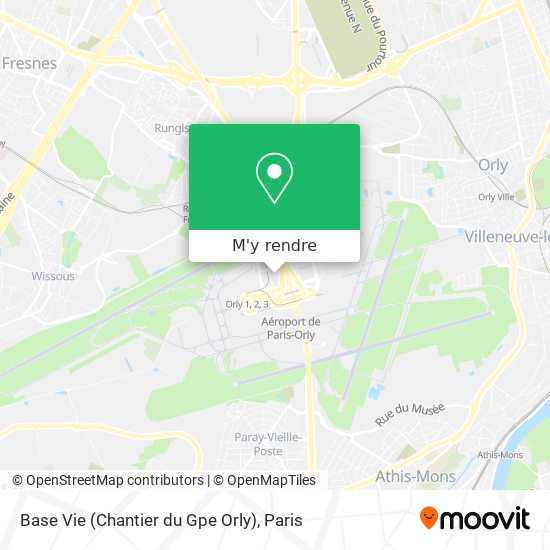 Base Vie (Chantier du Gpe Orly) plan