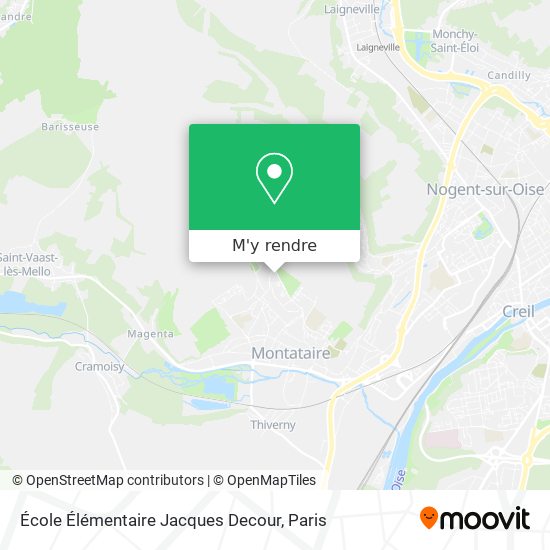 École Élémentaire Jacques Decour plan