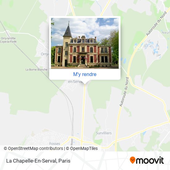 La Chapelle-En-Serval plan