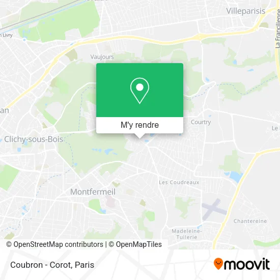 Coubron - Corot plan