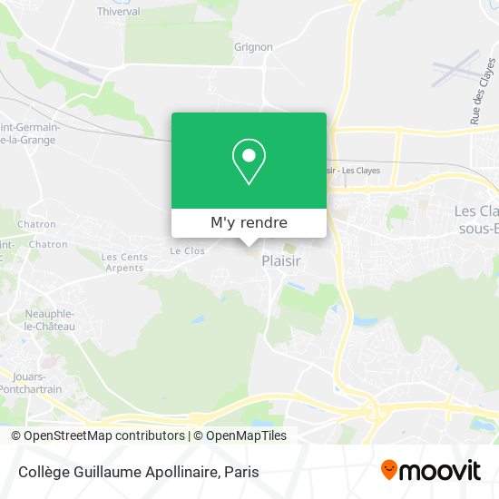 Collège Guillaume Apollinaire plan