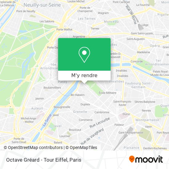 Octave Gréard - Tour Eiffel plan