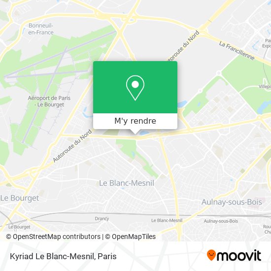 Kyriad Le Blanc-Mesnil plan