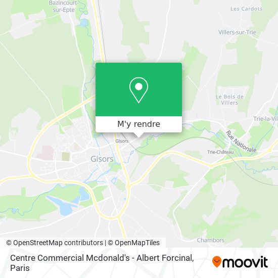 Centre Commercial Mcdonald's - Albert Forcinal plan