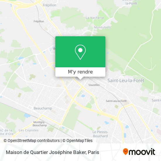 Maison de Quartier Joséphine Baker plan