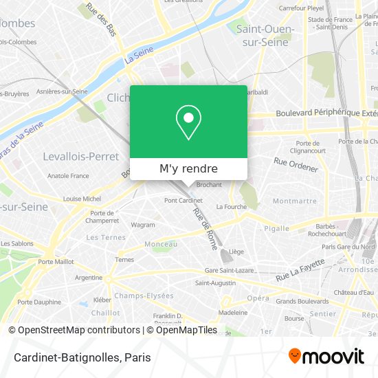 Cardinet-Batignolles plan