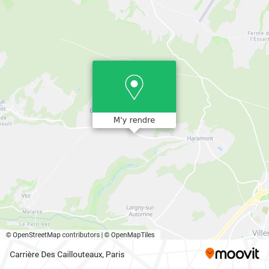 Carrière Des Caillouteaux plan