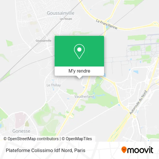Plateforme Colissimo Idf Nord plan