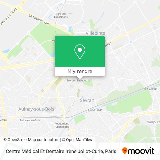 Centre Médical Et Dentaire Irène Joliot-Curie plan