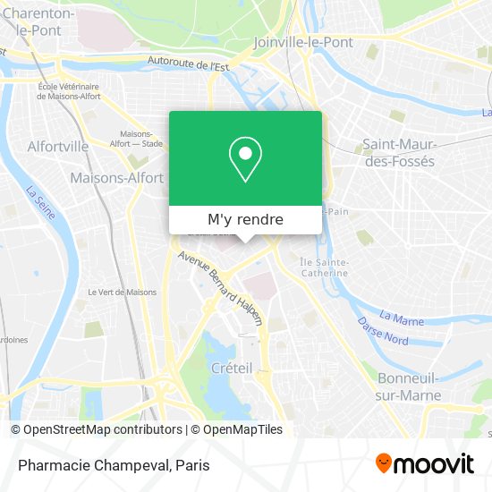 Pharmacie Champeval plan