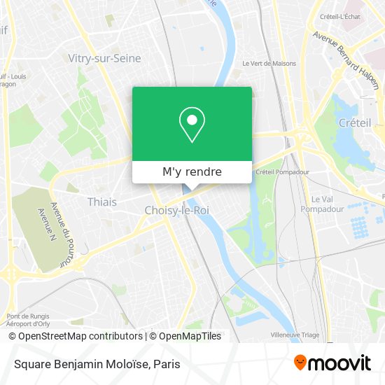 Square Benjamin Moloïse plan