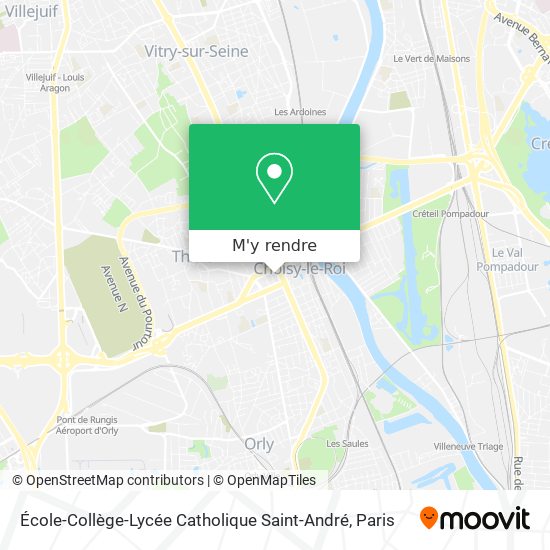 École-Collège-Lycée Catholique Saint-André plan