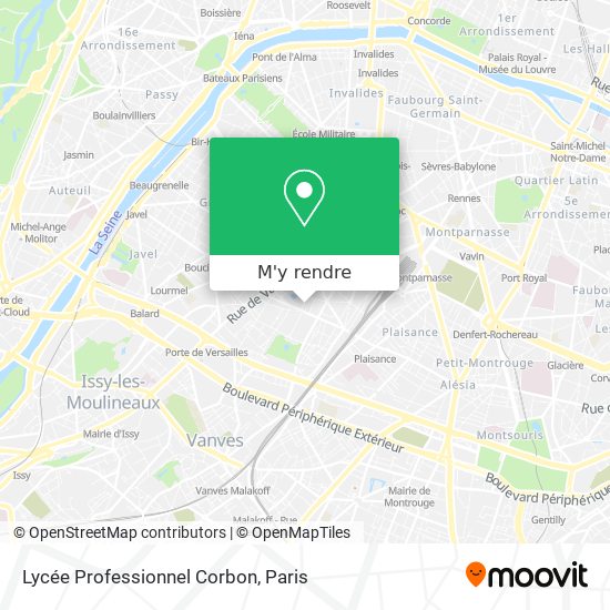 Lycée Professionnel Corbon plan