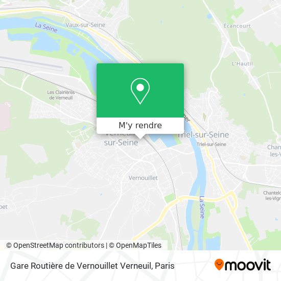 Gare Routière de Vernouillet Verneuil plan