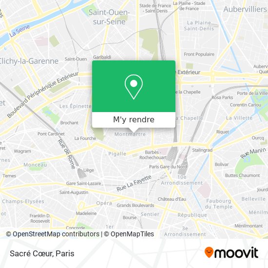 Sacré Cœur plan
