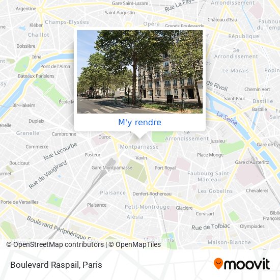 Boulevard Raspail plan